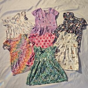 12 Mon Girls Dresses Colorful Casual Dress .